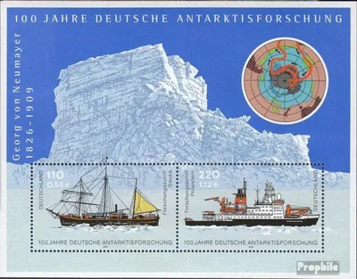 Produktbild von Briefmarken BRD (BR.Deutschland) 2001 Mi Block57 (kompl.Ausg.) gestempelt Antarktisforschung