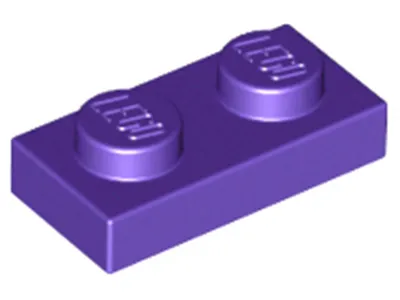 Immagine prodotto di Piastre Lego® 1x 1x2 3023 - Piastra Dunkles Lila - Viola scuro