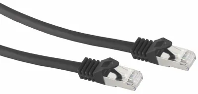 Immagine prodotto di Cavo patch RJ45 con cavo CAT 7 grezzo PIMF nero 7,5 m
