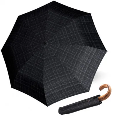 Obrázek produktu pro Knirps KNIRPS S.570 LARGE PRINTS CHECK - pánský vystřelovací deštník