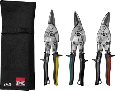 Produktbild von BESSEY Figuren-Scheren-Set in Rolltasche DSET16