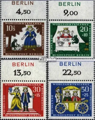 Produktbild von Briefmarken Berlin (West) 1966 Mi 295-298 Bogenzudruck (kompl.Ausg.) postfrisch Wohlfahrt
