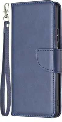 Zdjęcie produktu dla Pokrowiec König Design kompatybilny z etui na telefon komórkowy ZTE Blade A71 ze skóry syntetycznej - Niebieskie etui na telefon komórkowy