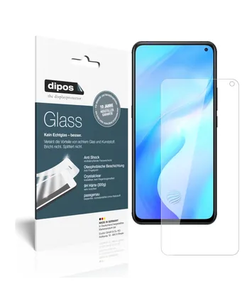Produktbild von 2x Schutzfolie für Vivo X30 Pro - Anti-Shock 9H Folie dipos Glass Kunststoffglas