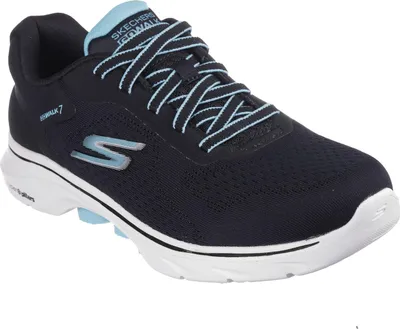 Produktbild von Skechers - Damen Sneaker "GO WALK 7 - Cosmic Waves" FS10504 (41 EU) (Schwarz/Türkis)
