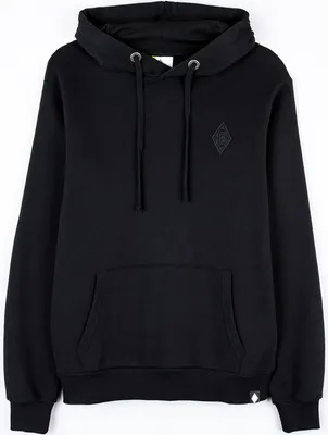 Produktbild von VfL Borussia Mönchengladbach BMG Hoodie mit schwarzem Logo Gr. L