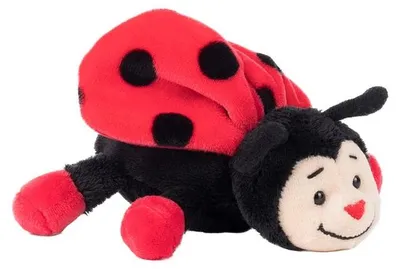 Obrázek produktu pro Plyšová slunéčko hračka - 13 cm - Červená - Pratelná v pračce