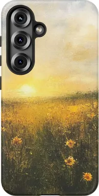Produktbild von Sonnenverwöhntes Wildblumenfeld – Hülle Kompatibel mit Galaxy S25