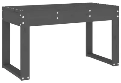 Obrázok produktu pre vidaXL Záhradná lavica sivá 80x38x45 cm Borovicový masív