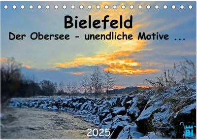 Produktbild von Bielefeld - Der Obersee - unendliche Motive... (Tischkalender 2025 DIN A5 quer), CALVENDO Monatskalender