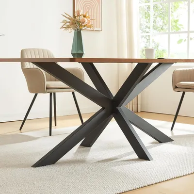 Produktbild von Tischgestell Oberau aus Metall für Esstisch oder Schreibtisch 85 x 85 x 71 cm in Schwarz