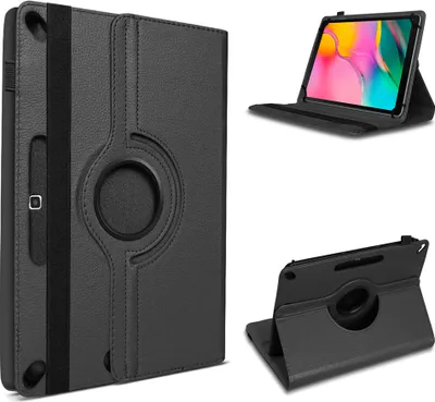 Produktbild von Tablet Hülle für Samsung Galaxy Tab A 10.1 2019 Tasche Schutzhülle 360° DrehbarFarben:Schwarz