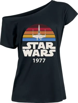 Produktbild von Star Wars T-Shirt Damen X-Wing schwarz S