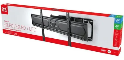 Obrázek produktu pro Držák televizoru - Robustní, velkokapacitní - Otočný o 120° - Pro televizory 42-120" - Standard VESA 900x600