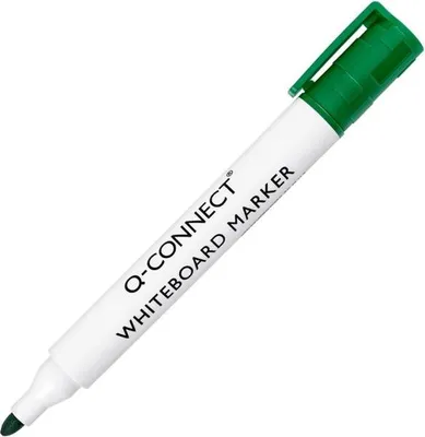 Zdjęcie produktu dla Q-Connect® KF26009 Marker do białych tablic - 1,5 - 3 mm, zielony