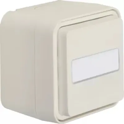Zdjęcie produktu dla Hager 47413512, Biały, IP55, 76 mm, 76 mm, 1 szt., 250 V