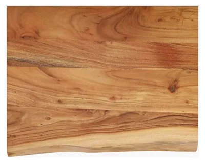 Produktbild von Wandregal 50x40x2,5 cm Rechteckig Massivholz Akazie mit Baumkante