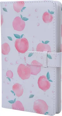 Produktbild von Pfirsichmuster 3 Zoll 96 Taschen Kunstleder Sofortfotoalbum Bildhülle für Instax mini8/9/7s/25/70/90 Kamera