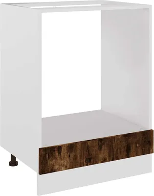 Image de vidaXL Armoire pour cuisinière Lyon chêne fumé 60x46x81,5 cm Matériau dérivé du bois