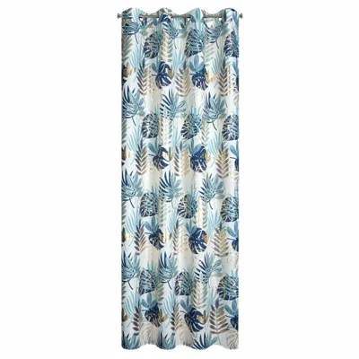 Produktbild von Vorhang MALTA blau gold 140x250 Ösen