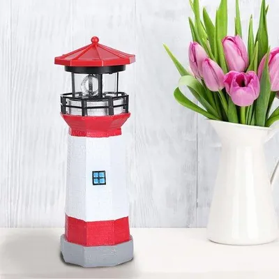 Obrázok produktu pre Vodotesná dekoratívna solárna lampa IP65 do záhrady, záhradné osvetlenie, červená, LED osvetlenie na terase