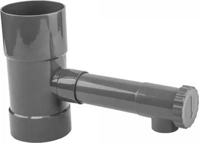 Zdjęcie produktu dla BRADAS Zbieracz wody deszczowej z zaworem 100 mm, szary BR-IBCLZ1-100