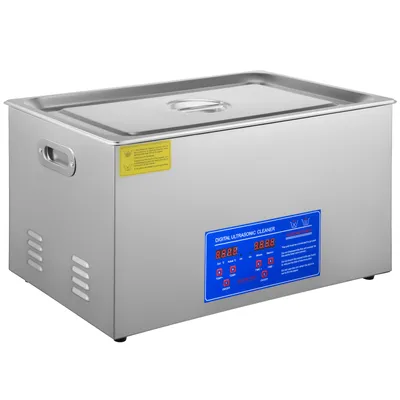 Produktbild von VEVOR Ultraschallreiniger 30L Ultraschallreinigungsger?t Edelstahl mit Heizung 600W Ultraschallbad