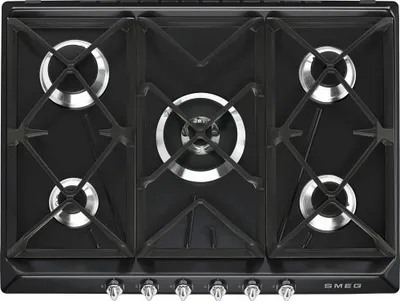 Produktbild von Smeg Victoria SR975NGH Kochfeld Schwarz Integriert 68.5 cm Gaskochfeld 5 Zone(n)
