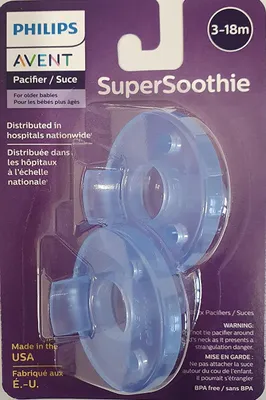 Produktbild von Avent Soothie Schnuller Monate 3+, Blau