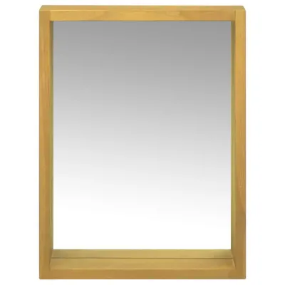 Image de vidaXL Armoire de toilette 30x10x40 cm bois massif teck