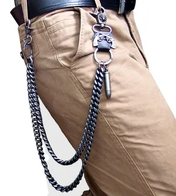 Produktbild von Punk Stil Hose Kette Schlüsselanhänger