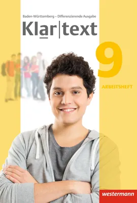 Produktbild von Klartext 9. Arbeitsheft. Differenzierende Ausgabe. Baden-Württemberg