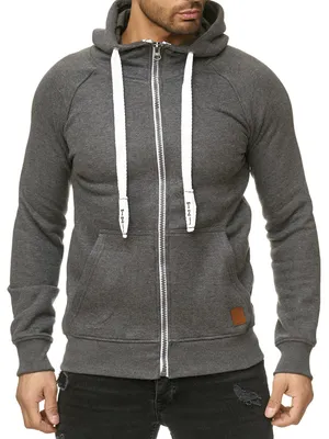 Produktbild von Herren Sweatshirt Kapuzenpullover Hoodie TAZZIO 18220 Grau XL