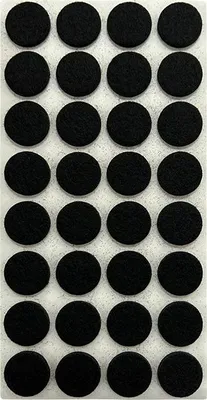 Produktbild von Filz-Bodengleiter-Set MICHELINO selbstklebend 1 Stück 32-tlg. Rund Schwarz | 1