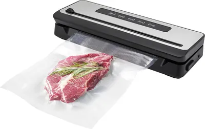 Obrázek produktu pro Vakuová svářečka s 10 vakuovými sáčky Sada vakuových svářeček Vakuová svářečka pro konzervaci potravin (černá)