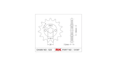 Obrázek produktu pro RK Ritzel 520 13Z Standard