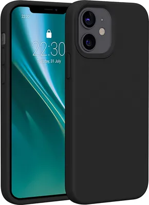 Obrázek produktu pro Etteri silikonové pouzdro pro iPhone 12 / 12 Pro 6,1" kryt pouzdra na mobilní telefony černé