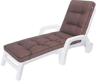 Obrázok produktu pre Pohodlný záhradný vankúš – 201 x 55 x 8 cm – hnedý
