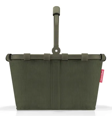 Produktbild von reisenthel Einkaufskorb Carrybag Cord Dark Matcha dunkelgrün