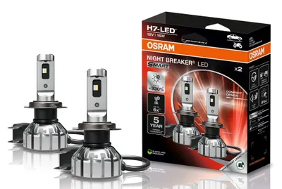 Produktbild von Original OSRAM LED Night Breaker H7 6000K +330% 2x Birne Lampe Zulassung ABG