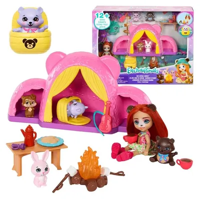 Obrázok produktu pre Enchantimals HTW71, Zviera, 4 rok / roky, Viacfarebný, Textil, Plast
