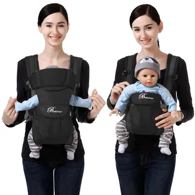Produktbild von Babytrage 4in1 ergonomisch Babytragetuch Bauch- und Rückentrage