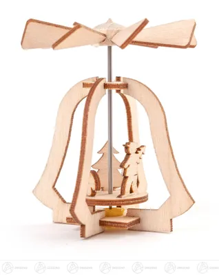 Produktbild von Pyramide Mini-Wärmespiel Baum Höhe ca 5 cm NEU