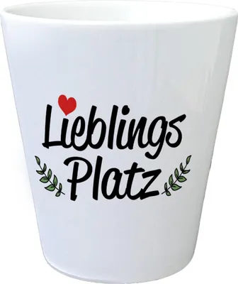 Produktbild von Lieblingsplatz Blumentopf mit Herz und Verzierung