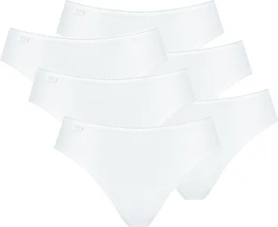Produktbild von Sloggi Damen Tai, 6er Pack - 24/7 Microfibre, einfarbig weiß 38