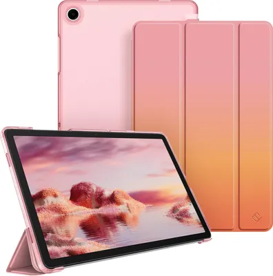 Produktbild von Fintie Hülle für Samsung Galaxy Tab A11+ Plus 11" 2025 / Tab A9+ Plus 11 Zoll 2023 Tablet, Ultradünn Schutzhülle mit Translucent Rückseite Cover, Sonnenuntergang