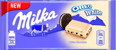 Obrázek produktu pro Milka Czekolada z Oreo White 100 g