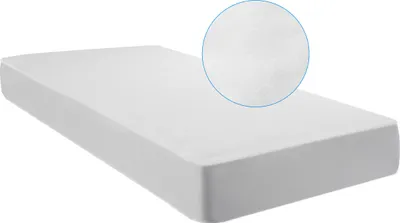 Produktbild von Premium Molton Matratzenschoner Matratzenauflage Wasserdichte 100% Baumwolle , Maße:160cm x 200cm, Produkt-art:Spannbettlaken Rundumgummi