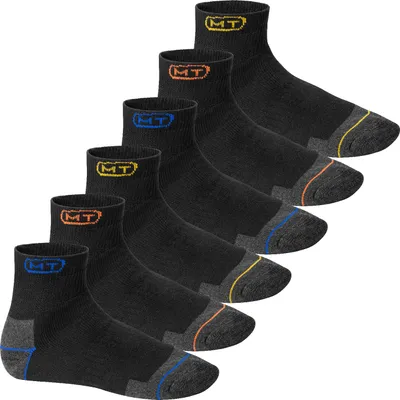 Produktbild von MT Herren Arbeits- und Freizeitsocken (6 Paar) Robuste Work Kurzschaft Socken - Mix 47-50