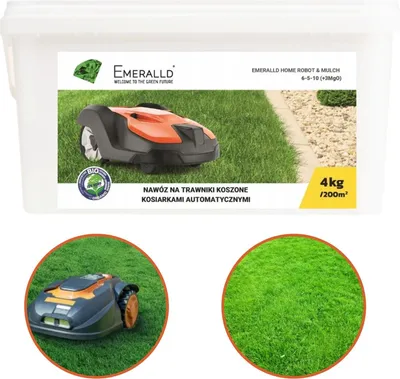 Zdjęcie produktu dla Nawóz wiosenny do trawy koszonej robotami naturalny Emeralld Complex 4kg